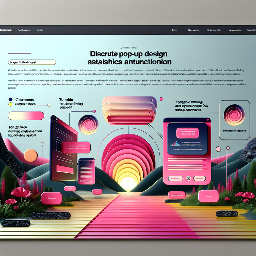 Diseño de Popups Discretos: Equilibrando Estética y Funcionalidad con Elementor