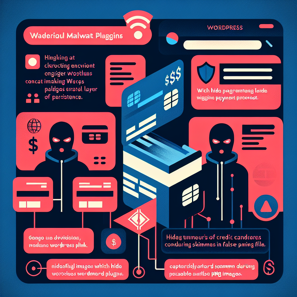 Plugin de WordPress malicioso oculta esquiadores de tarjetas de crédito en falsos archivos PNG