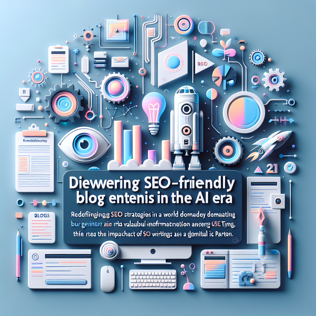 Descubre Cómo Escribir Entradas de Blog Amigables con el SEO en la Era de la IA: Consejos y Estrategias Esenciales Descubre Cómo Escribir Entradas de Blog Amigables con el SEO en la Era de la IA: Consejos y Estrategias Esenciales
