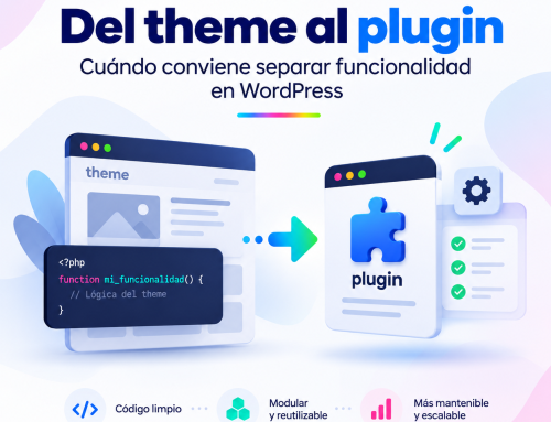 Cuándo sacar una funcionalidad del theme y convertirla en un plugin de WordPress