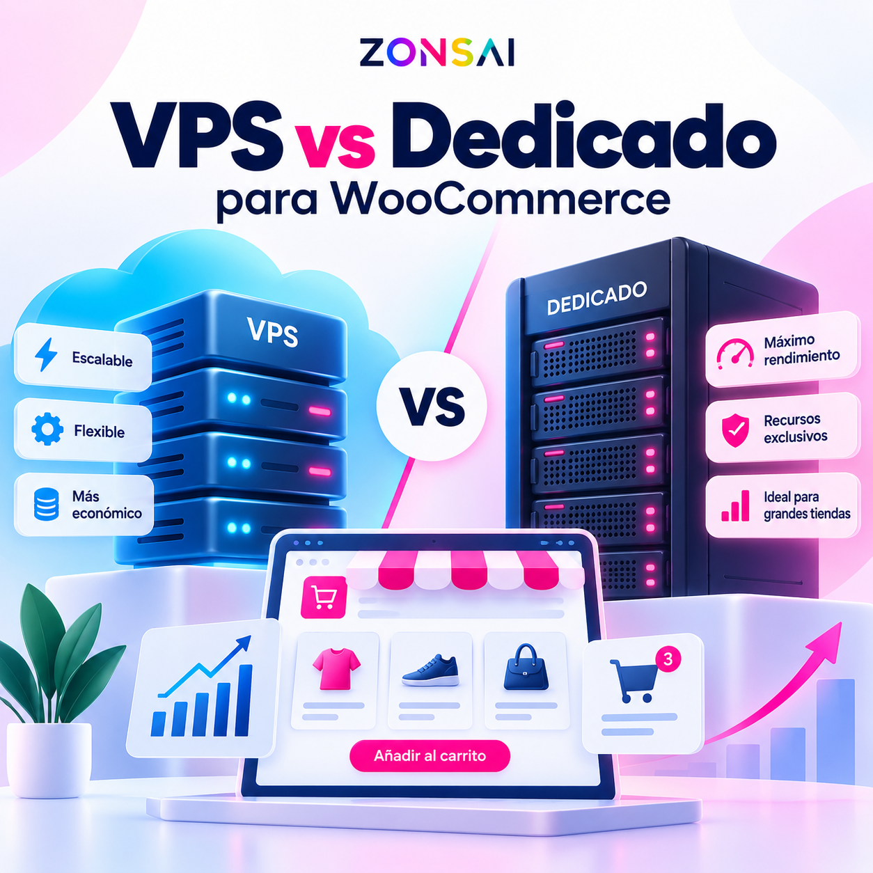 Vps o servidor dedicado para woocommerce como elegir sin sobredimensionar el hosting